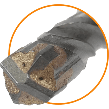 Бур по бетону Deli YS EDH-YCZ16010-E1, 10 x 160 мм, X-Tip, SDS-PLUS - 7