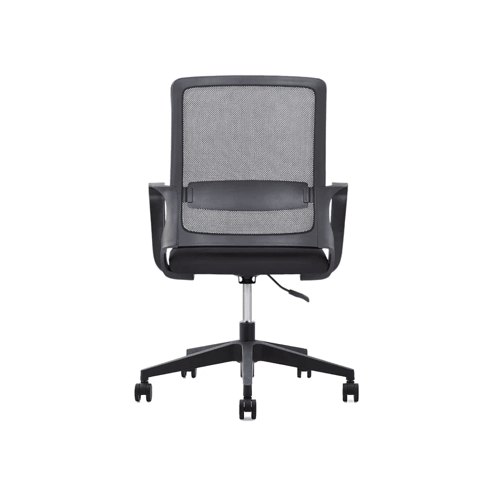 Кресло для персонала SitZone "U-0385 PL", ткань, пластик, черный - 3