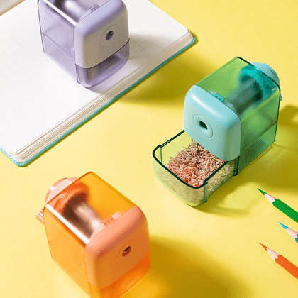 Точилка на 1 отверстие "Deli EH2", механическая, зеленый - 3