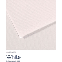 Блок-склейка бумаги для пастели "Mi-Teintes", 32x41 см, 160 г/м2, 20 листов, белый