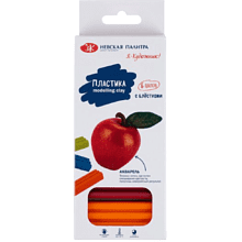 Пластика для моделирования "Я-Художник!", 6 шт., с блестками