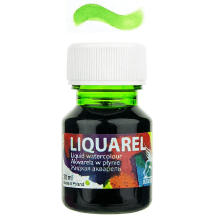 Акварель жидкая "Liquarel", 152 зелёный светлый, 30 мл