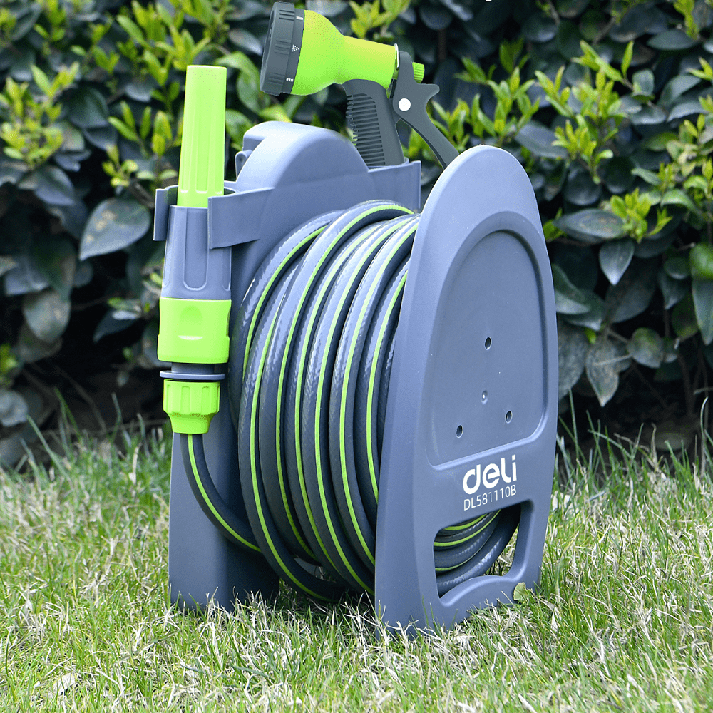Шланг для полива Deli GS EDL581110B, с катушкой - 3