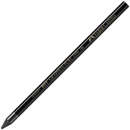 Карандаш цельнографитный PITT "Graphite Pure", 3B