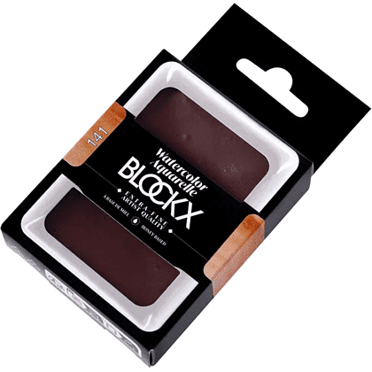 Краски акварельные "Blockx. Giant pan", 141 сиена жженая светлая, 18 мл., кювета - 2