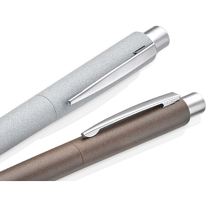 Ручка шариковая автоматическая "Lumos Stone", 1,0 мм, коричневый, серебристый, стерж. синий - 2