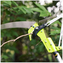 Высоторез-сучкорез с секатором штанговый DELI DL580512, серебристый, зеленый