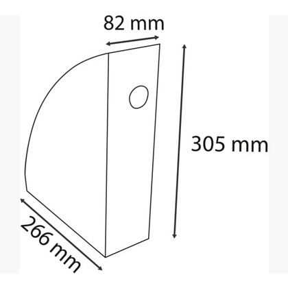 Модуль вертикальный Exacompta "Skandi", тихоокеанский синий - 3