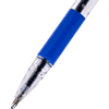 Ручка шариковая "BK410", 1.0 мм, прозрачный, стерж. синий - 5