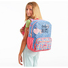 Рюкзак школьный Enso "Little dreams" L, голубой, розовый - 5