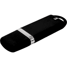 USB Flash 2.0 16 Gb VDF-015, пластик, черный