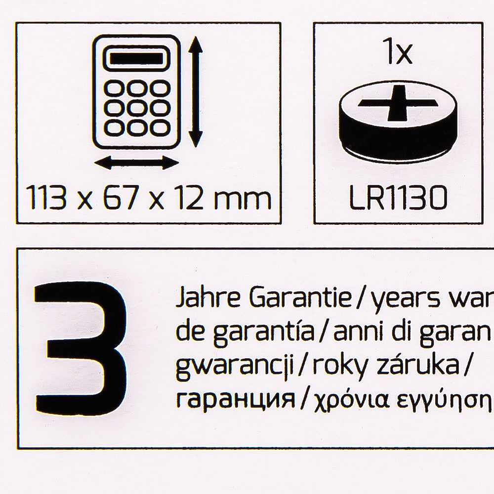 Калькулятор карманный Rebell "StarletV WB", 8-разрядный, фиолетовый - 4