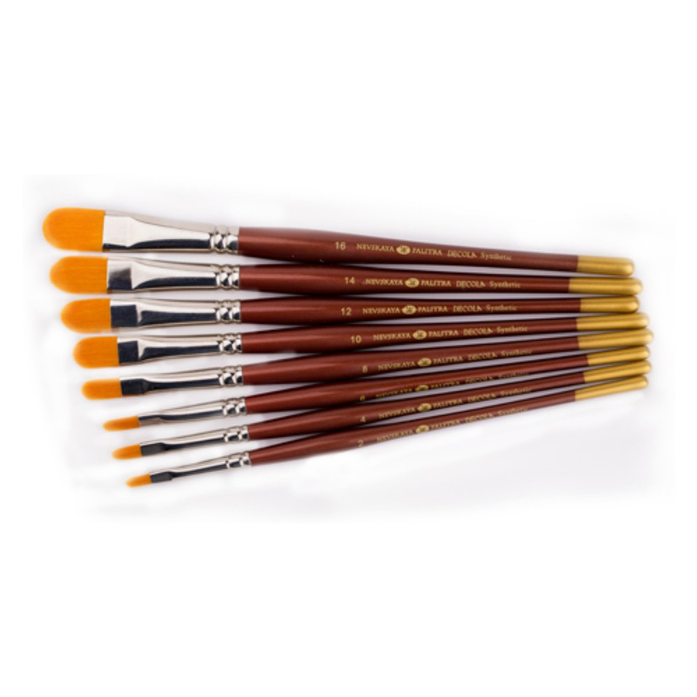 Кисть "Decola", синтетика, овальная, №2 - 3