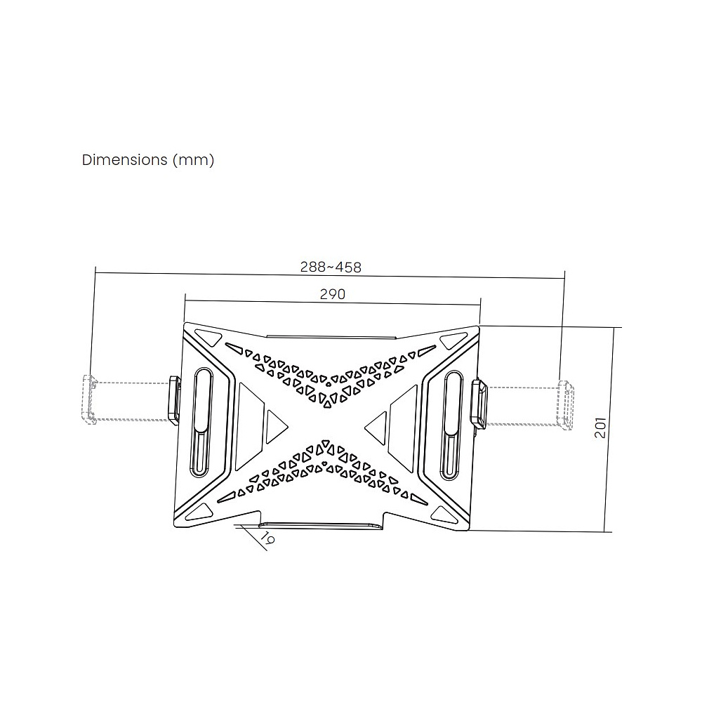 Крепление для ноутбука Lapter X BLACK, черный - 6