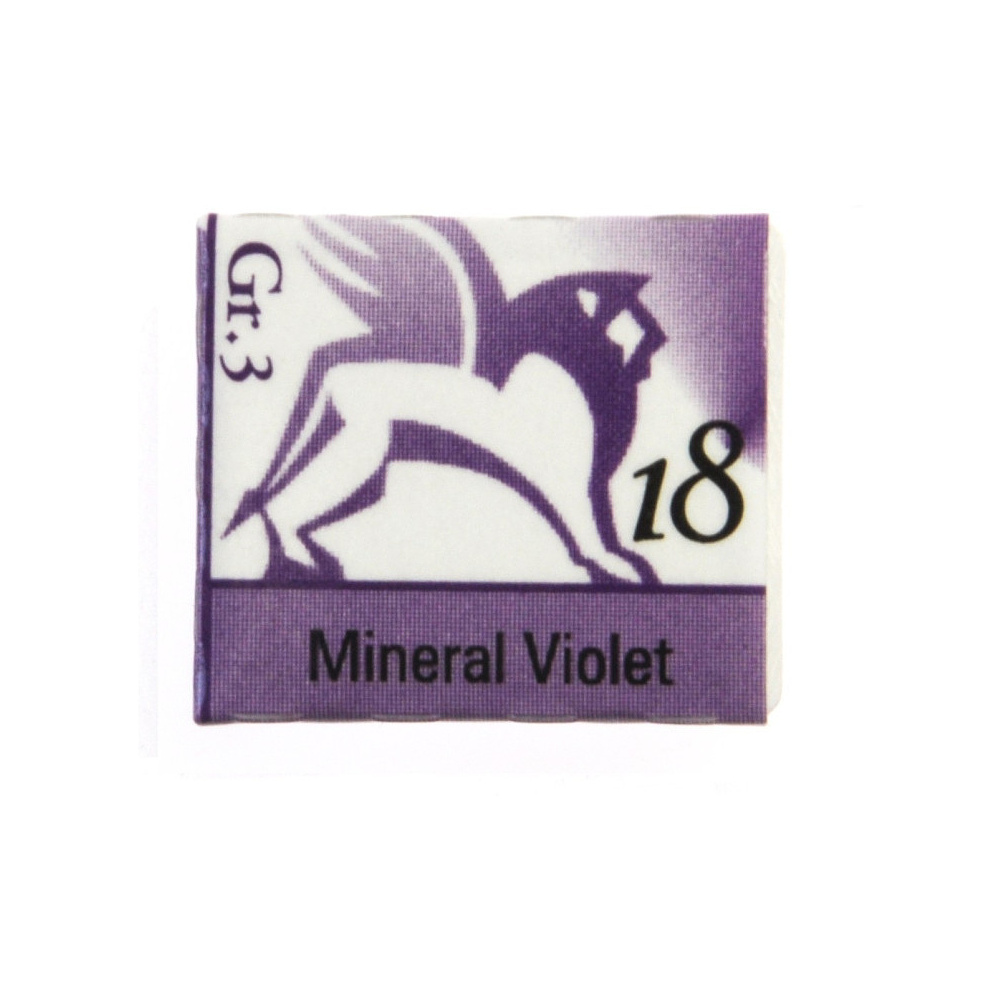 Краски акварельные "Renesans", 18 фиолетовый минеральный, кювета