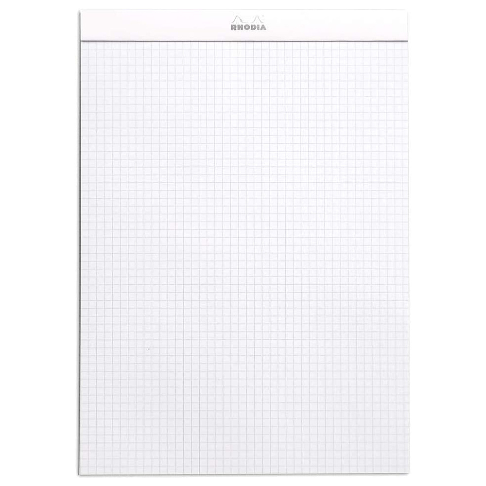 Блокнот "Rhodia",  А4, 80 листов, клетка, белый - 2