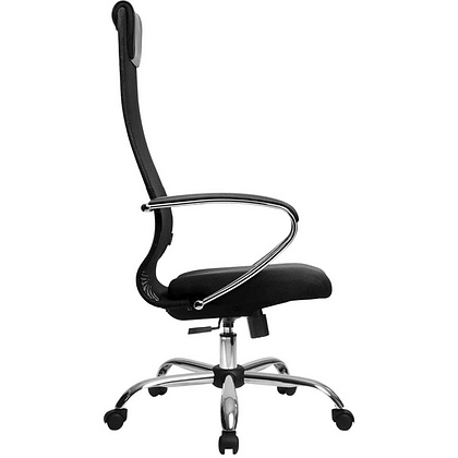 Кресло для руководителя "Metta BK-8", ткань-сетка, металл, черный - 2