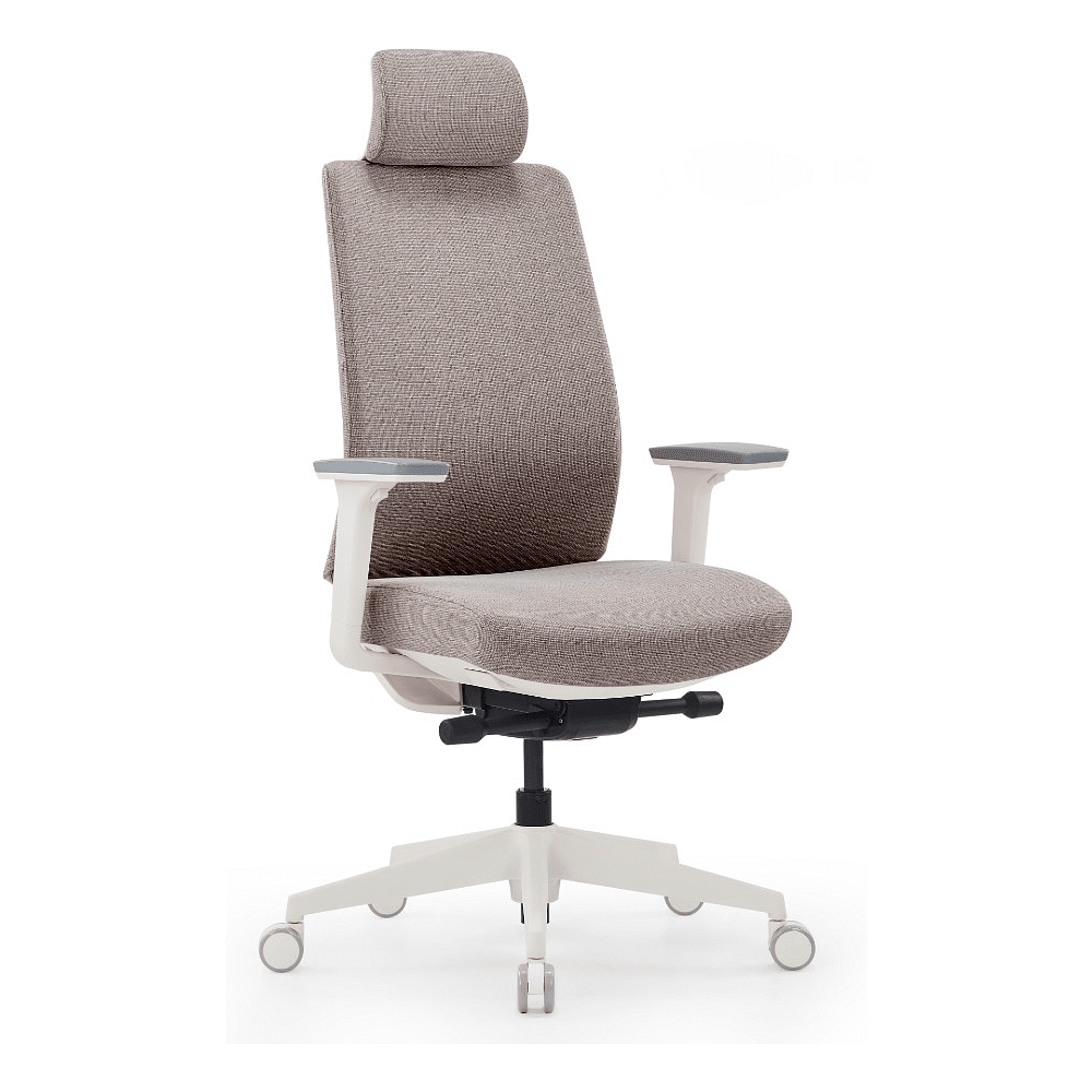 Кресло для руководителя SitZone CH-K55A-BS, ткань, бежевый, пластик, -30%