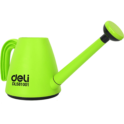 Лейка Deli GS EDL581001, пластмассовая, 1,5 л, зеленая