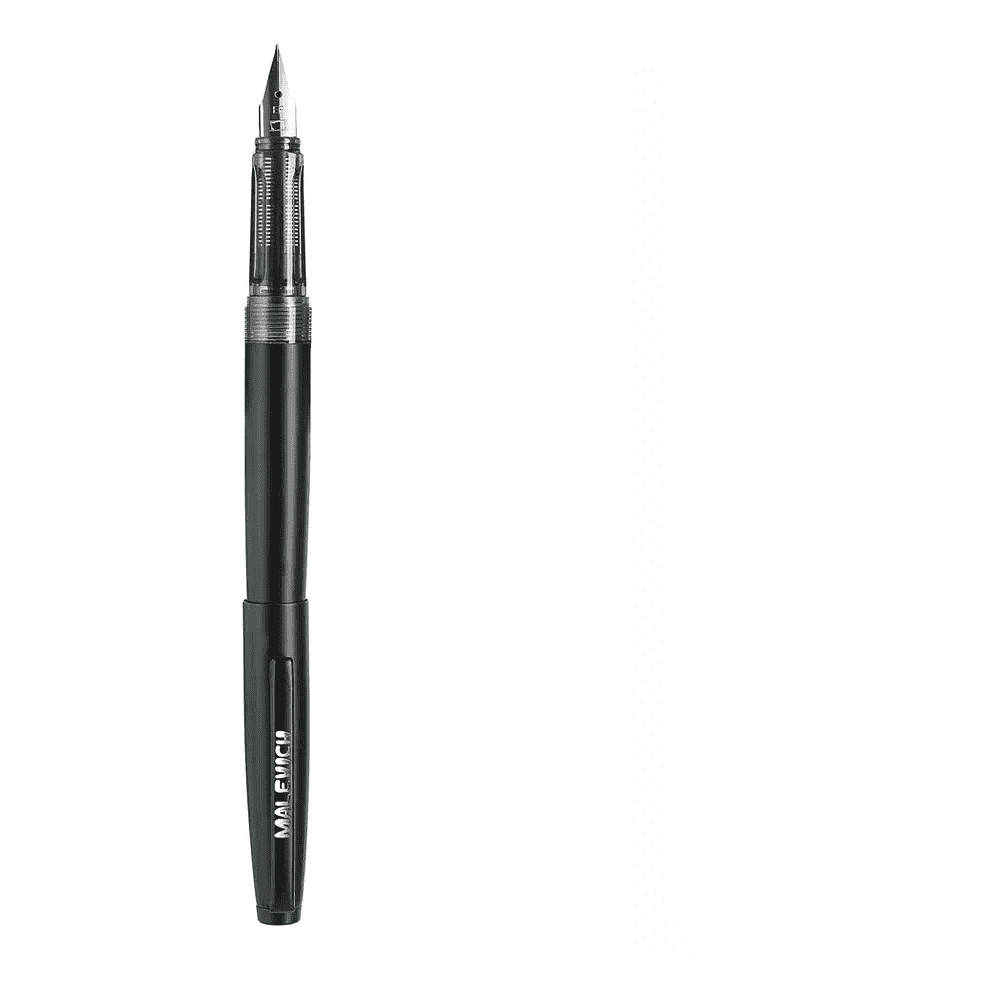 Ручка перьевая EF "Малевичъ", металл, с конвертером, набор чернила + значок, мокрый асфальт - 5