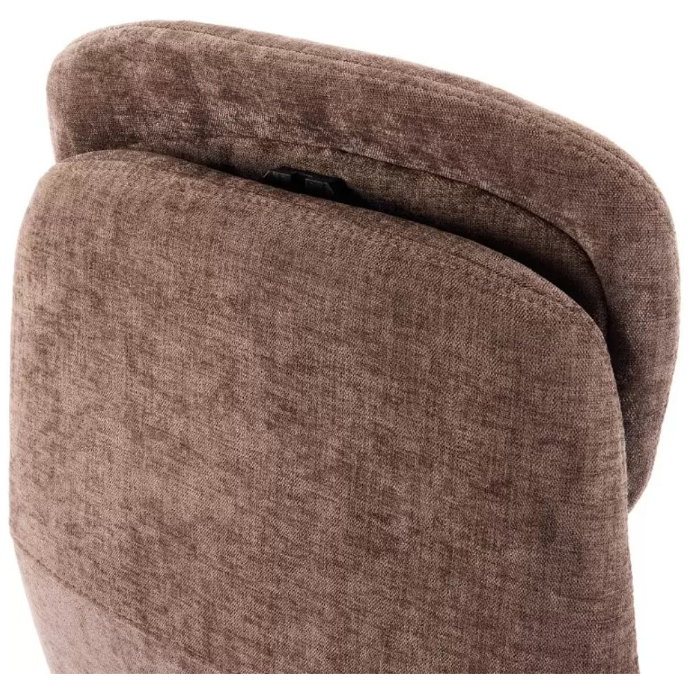 Кресло компьютерное EVERPROF Otto, Black ткань, коричневый, металл, корпус черный - 7