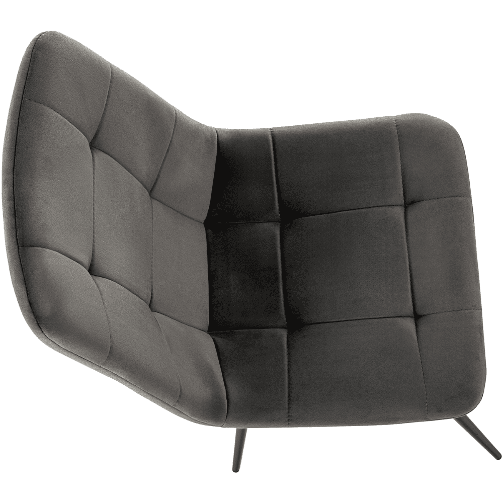 Стул Бюрократ "CH-K1", ткань, тёмно-серый, металл - 6