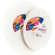 Холст на подрамнике овальный "Малевичъ"