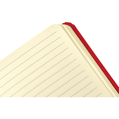 Блокнот "1818-16", А5, 96 листов, на резинке, красный - 6