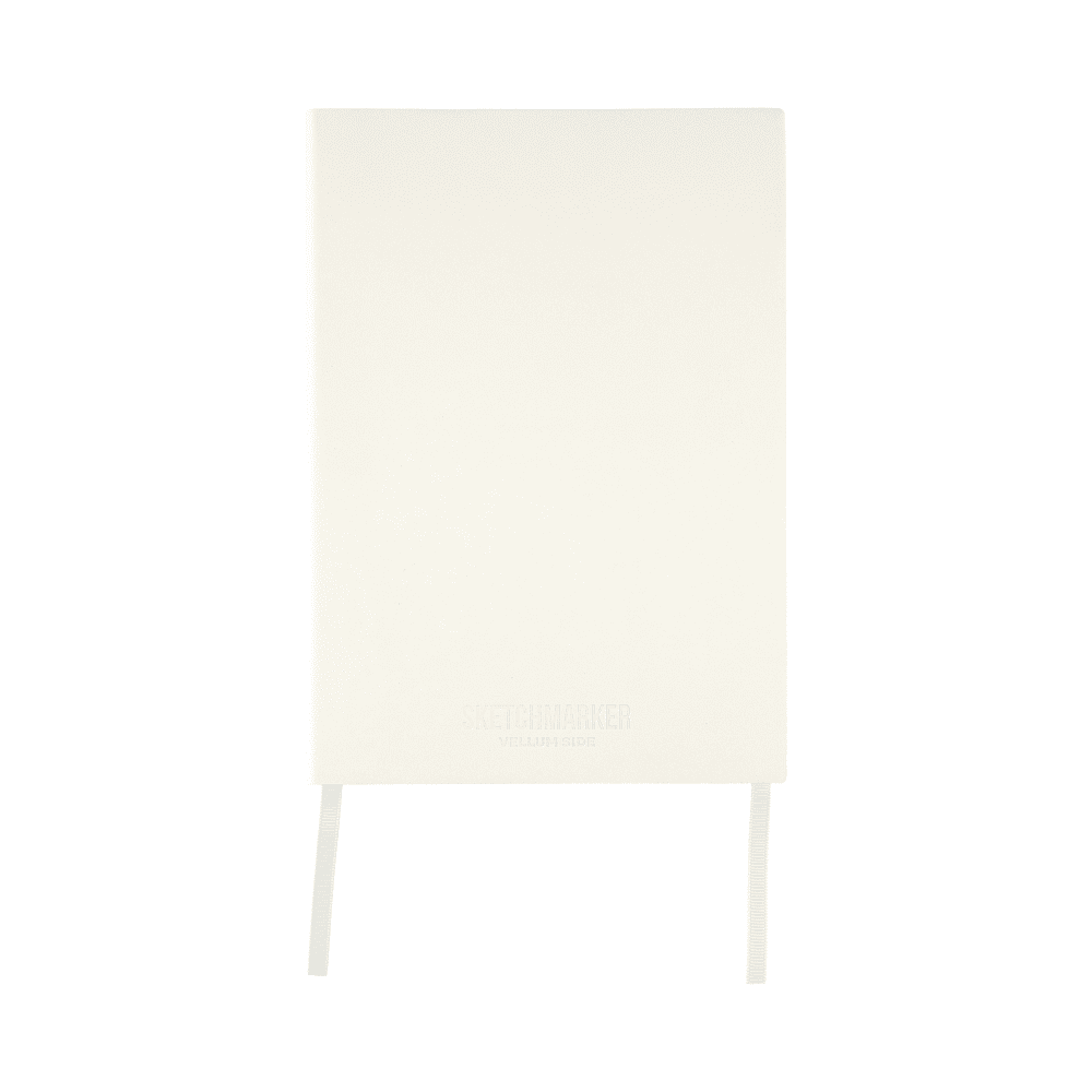 Скетчбук "Sketchmarker Vellum & White", А5, 120 листов, бумага молочная, белая - 2