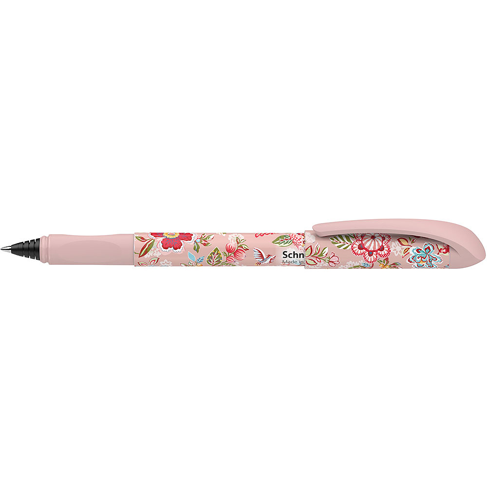 Ручка-роллер "Schneider Voice M", розовый, стерж. синий - 5