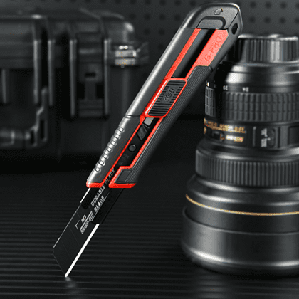 Нож универсальный "Deli DL018G", 18 мм, усиленный - 3