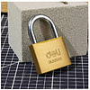 Замок навесной Deli YS EDL508906, 50 мм, 3 ключа, автомат, латунь - 2