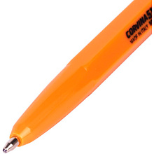 Ручка шариковая "Corvina", 1.0 мм, оранжевый, стерж. красный