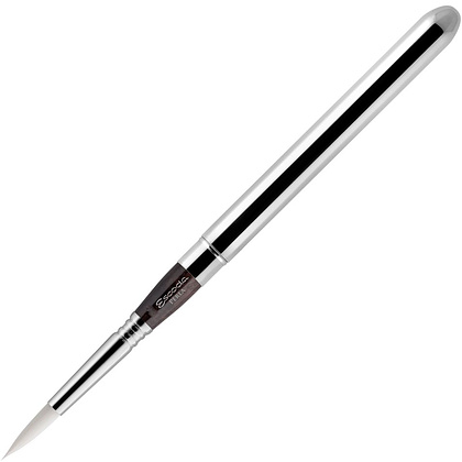 Кисть "Escoda Perla 1438", синтетика белая, круглая, складная, №4