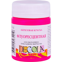 Краска акриловая неон "Декола"