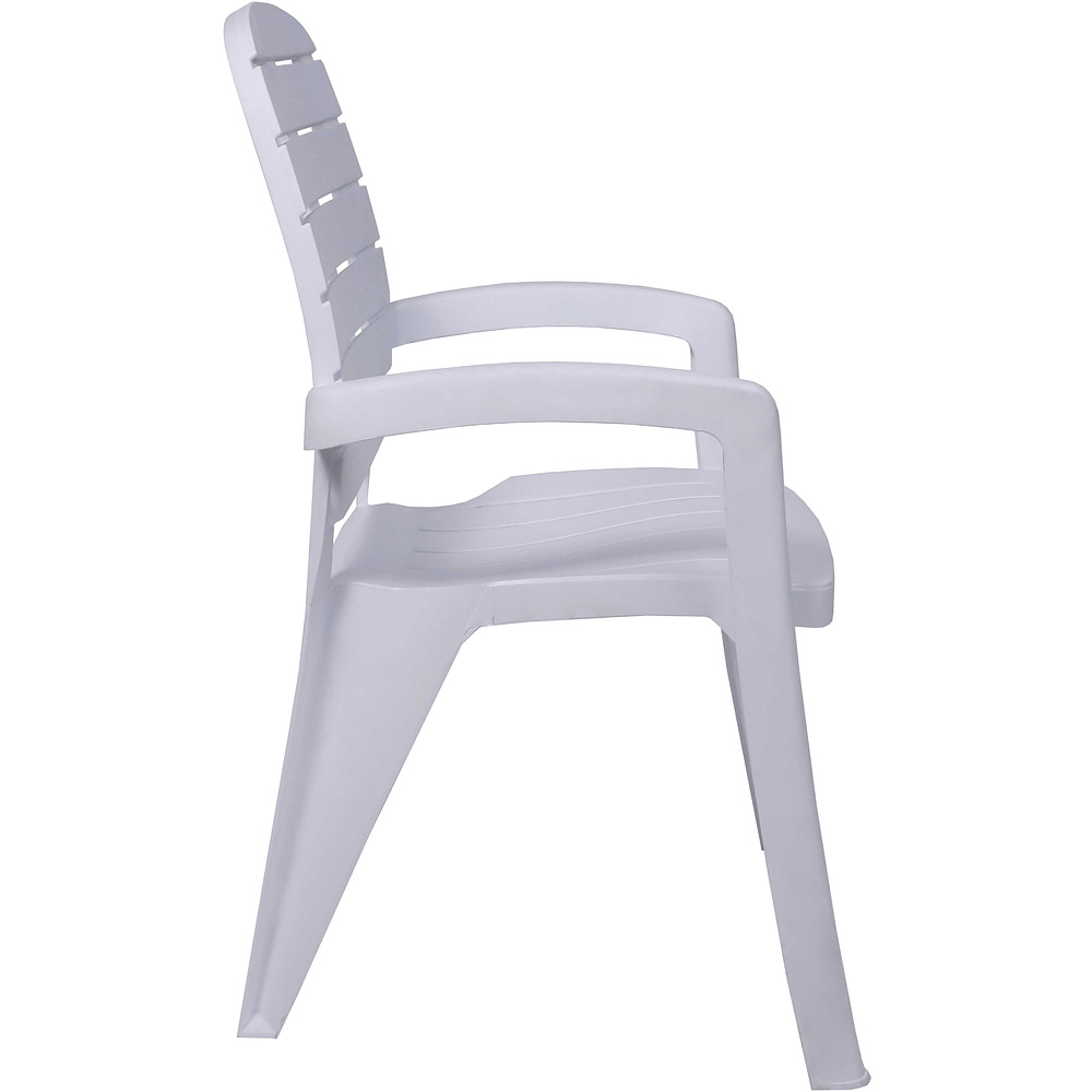 Кресло садовое "Прованс", пластик, белый - 4