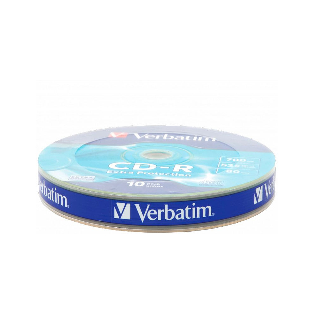 Диск Verbatim "Extra Protection", CD-R, 0.7 гб, пэт-упаковка, 10 шт - 2