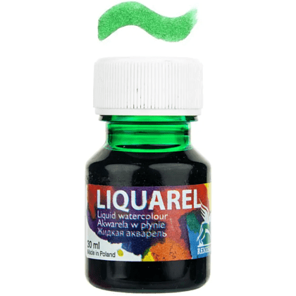 Акварель жидкая "Liquarel", 155 зелёный лесной, 30 мл
