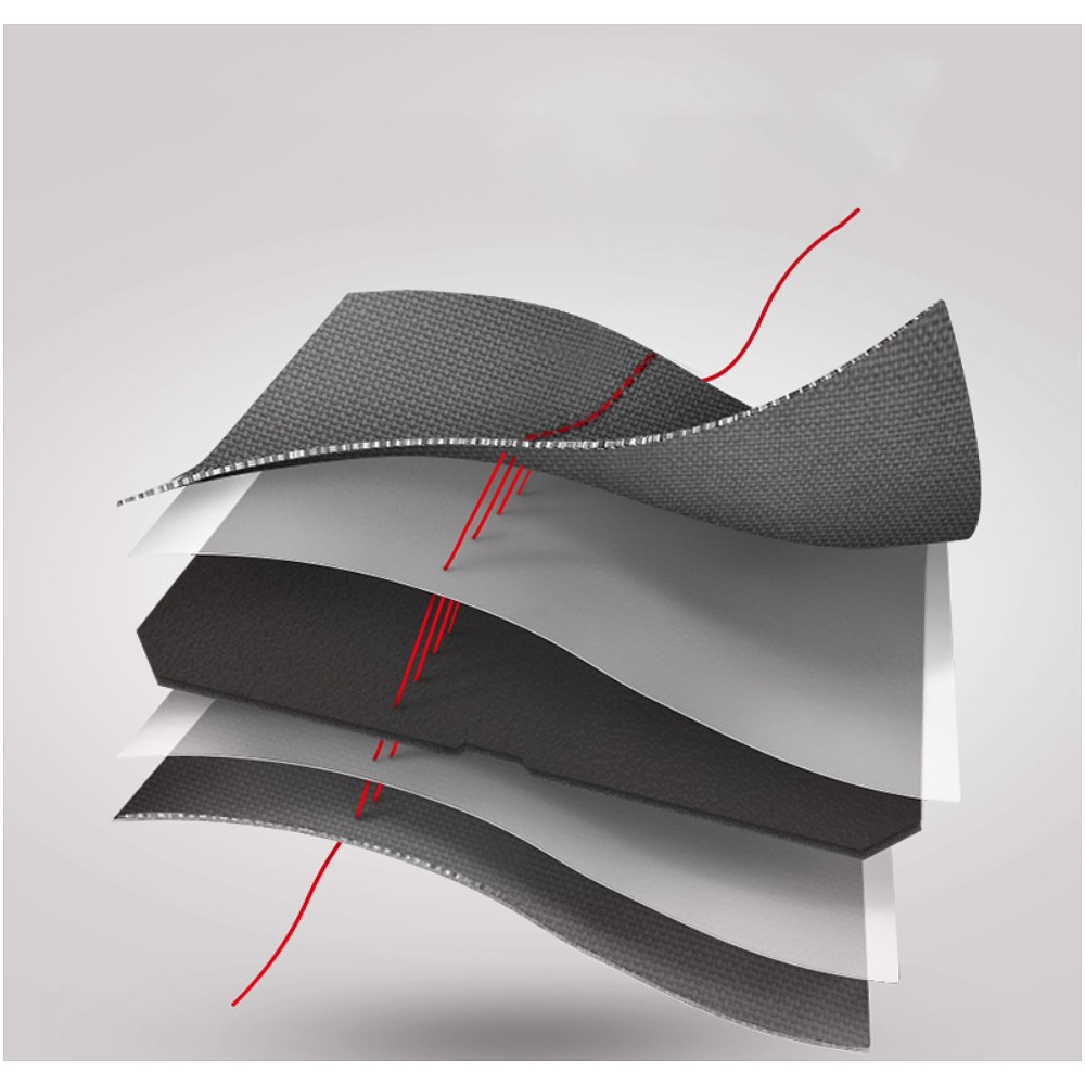 Сумка для инструментов Deli RS DL5862, 400х180х280 мм, ткань Oxford, черный, красный - 4