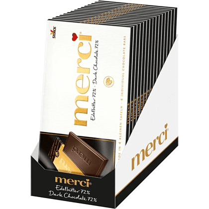 Конфеты "Merci", 100 г, горький шоколад 72 % - 2
