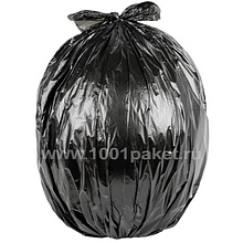 Мешки для мусора Ромашка Эконом, 60 л, ПНД, 6 мкм, 58х68 см, 50 шт/рулон, черный