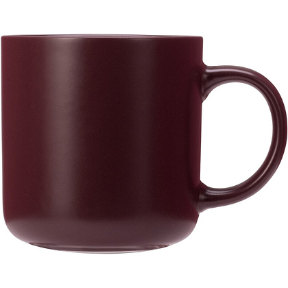 Кружка "Rita", фарфор., 410 мл., бургунди - 3