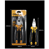 Плоскогубцы Deli YS EDL2007Z, 180 мм., желтый, черный - 8