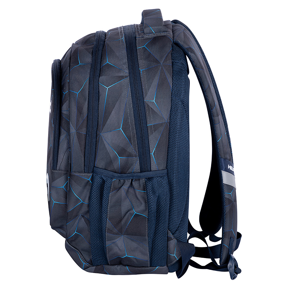 Рюкзак молодежный "Head 3D blue", чёрный - 6