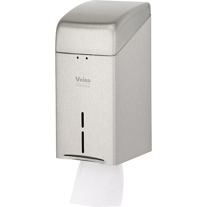 Диспенсер Veiro Professional "L-ONE Steel" для туалетной бумаги листовой, серебристый