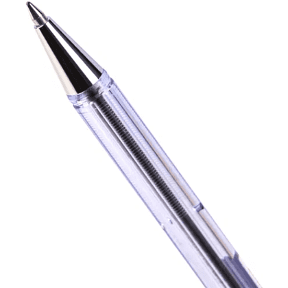 Ручка шариковая "ВК 77", 0.7 мм, прозрачный, стерж. фиолетовый - 6