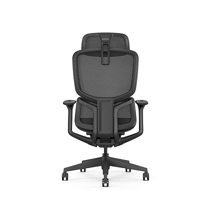 Кресло компьютерное SitZone E-JX-001А, сетка, пластик, черный - 5