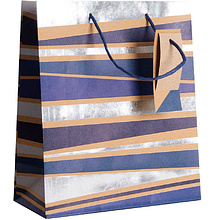 Пакет бумажный подарочный "Male stripe"
