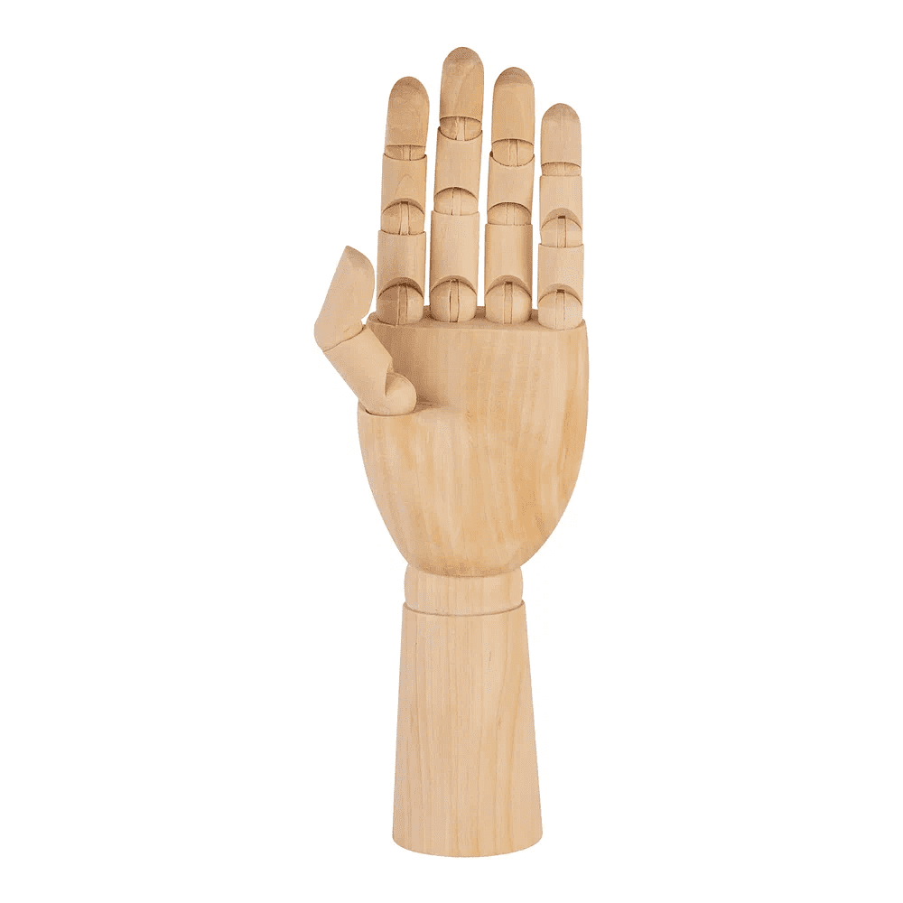Манекен рука "Сонет" мужская левая, деревянный, 30 см