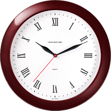 Часы настенные "963643", бордовый